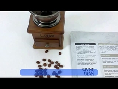 Impressão colorida Sacos de embalagem de café com fecho para chá Grãos de café