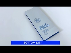 Venda a retalho 250g 500g 1kg Saco de café de fundo plano Sacos de embalagem de grãos de café com fecho