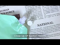 100g 150g Saco de apoio à prova de vazamento com bocal para embalagens cosméticas