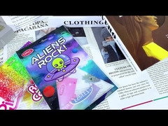 Sacos de embalagem de lanches de 180 microns de plástico personalizado