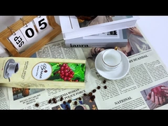 Segmentação à prova de umidade Sacos de café com fecho vertical 250 g 500 g 1000 g 1 kg