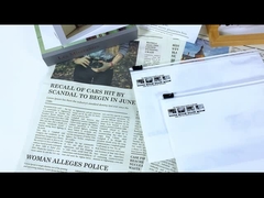 BOPP roupas refecháveis fechado com fecho de fecho de fecho Bolsas com logotipo para vestuário