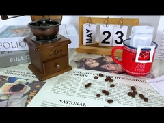 Saco de café de gotejamento de ouvido portátil personalizado de uso único Saco de filtro de café descartável para viagem