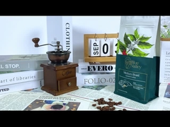 Sacos de café de fundo plano com fecho de fecho de 250 g 500 g 1 kg