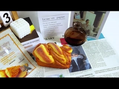 Saco de pão de biscoito de sobremesa de vedação térmica personalizado Saco de embalagem de pão de plástico LDPE