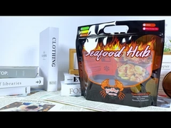 Saco de vácuo de 200 microns de frutos do mar Caranguejo Rolo de pele de filme Saco de embalagem de alimentos Saco de embalagem de pele de camarão