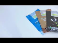 Logotipo personalizado de filme de caramelo à prova de umidade Saco de embalagem de alimentos Saco de embalagem de caramelo com ziplock