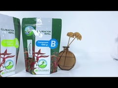 Folha de alumínio impressa sob medida VMPET Fertilizante Stand Up Zipper Pouch Pesticida Fertilizante Saco de embalagem