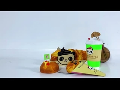 Conjunto de embalagens de lanches impressas personalizadas Saco de alimentos Caixa de pão Copo de bebidas Conjunto para decoração de embalagens de alimentos