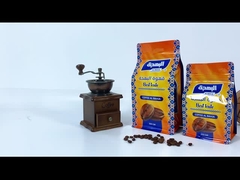 Sacos de café com fecho vertical personalizados 250g 500g 1000g 1kg à prova de umidade Saco de café de fundo plano