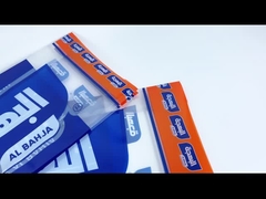 Saco de embalagem de arroz de plástico de 5 kg a 10 kg de fundo plano Saco de arroz de pé personalizado