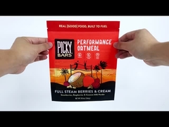 Embalagem de alimentos secos à prova de umidade em sacos de gravura para impressão de frutas e leite em pó