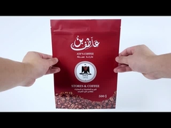 OEM ODM Sacos de café com fecho de fecho de fecho Sacos de café autônomos para chá de café