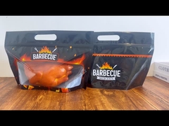 Embalagens de frango assado