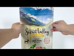 Sacos Personalizados de 2KG de Plástico com Fundo Chato para Frango, Sacos para Embalagem de Carne com Zíper