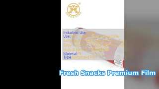 Filme de qualidade alimentar para confeitaria de biscoitos chips