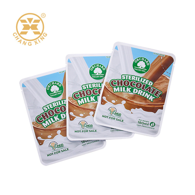 OEM ODM Plastic Aluminum Foil Stand Up Garment Packaging Bag Sealed Packaging Bag For Milk
