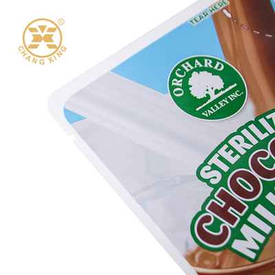 OEM ODM Plastic Aluminum Foil Stand Up Garment Packaging Bag Sealed Packaging Bag For Milk