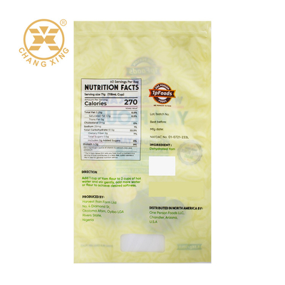 250g Resealable Ziplock Vegetable Packing Bags Pepper Roll Film Food Packaging Bag Pepper Packing Bag