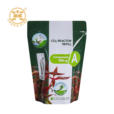 Custom Printed Aluminum Foil VMPET Fertilizer Stand Up Zipper Pouch Pesticide Fertilizer Packing Bag