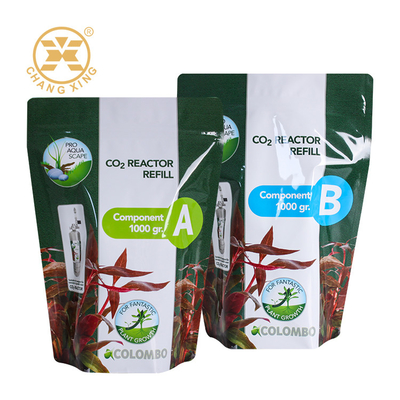 Custom Printed Aluminum Foil VMPET Fertilizer Stand Up Zipper Pouch Pesticide Fertilizer Packing Bag