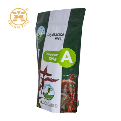 Custom Printed Aluminum Foil VMPET Fertilizer Stand Up Zipper Pouch Pesticide Fertilizer Packing Bag