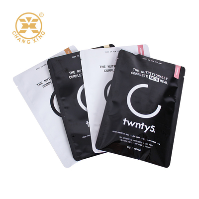Mylar Foil Lined Shake Plastic Whey Protein Powder Packaging Bag Health Food Bag With Zipper