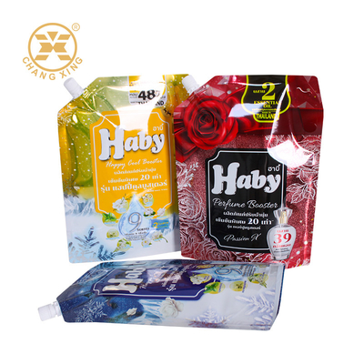 Custom Printed 500ml 1l Laundry Detergent Spout Pouch Stand Up Washing Powder Detergent Packaging Liquid Laundry