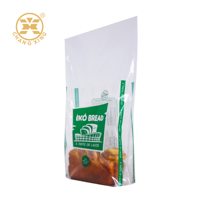 VMPET PE Heat Sealing Bakery Bread Packaging Bag Biscuit Bread Bag LDPE Plastic Transparent Bread Packaging Pouch