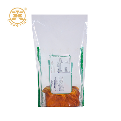 VMPET PE Heat Sealing Bakery Bread Packaging Bag Biscuit Bread Bag LDPE Plastic Transparent Bread Packaging Pouch