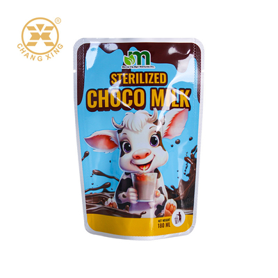 Custom Printing High Temperature Retort Pouch Food Packaging Retort Microwaveable Pouch For Sauces Milk Drink