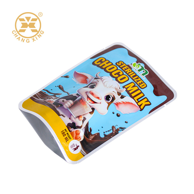 Custom Printing High Temperature Retort Pouch Food Packaging Retort Microwaveable Pouch For Sauces Milk Drink