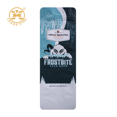 Custom Printed Coffee Packaging Bags Plastic Coffee Pouch Moisture Proof Coffee Bean Zipper Bags