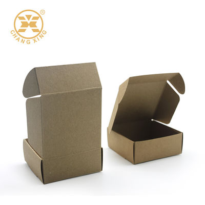 Foldable Rectangle Shape Food Grade Kraft Candy Box for Mini Snack Packaging
