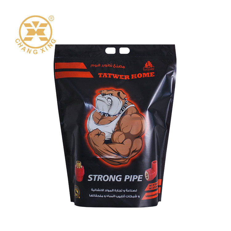 OEM ODM Plastic Stand Up Ziplock Pouch Dog Cat Pet Food Bag 5kg 10kg 15kg 20kg For Pet Feeding