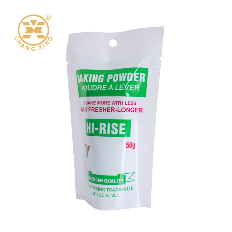 Custom Printing Baking Powder Dried Food Packaging Bag Moisture Proof Plastic Stand Up Pouch