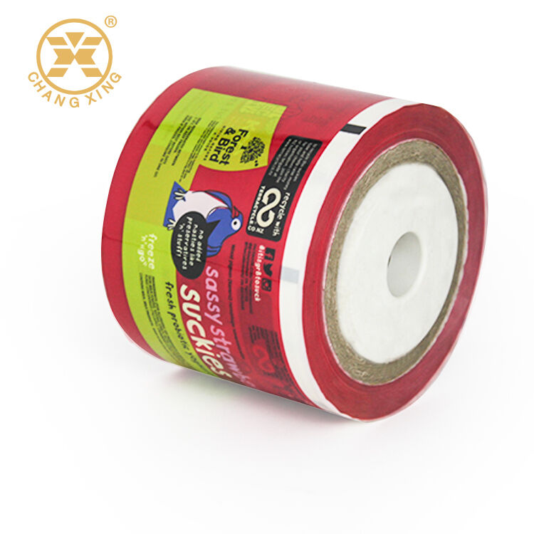 Custom Printing Plastic Laminated Cold Seal Packaging Film for Snack Biscuit
