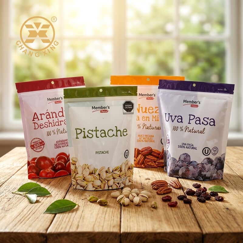 4-Layer AL Barrier Stand Up Pouch with Moisture Proof and Oxygen Proof for Dry Fruit Packaging