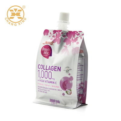 Líquido de Jolly Sachet Packaging 1000mg da bebida do LDPE com bico central