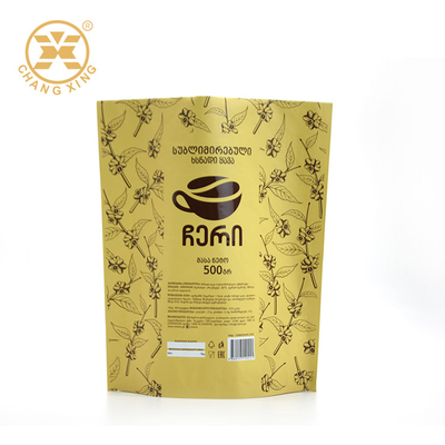 Sacos de empacotamento personalizados do café 500g