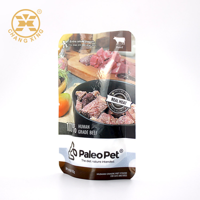 O malote PRONTO PARA COMER do empacotamento de alimentos para animais de estimação levanta-se o malote Retortable