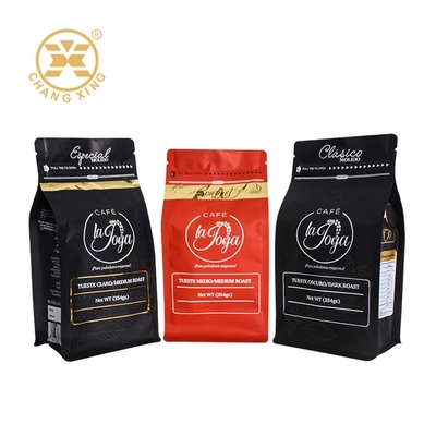 Sacos de embalagem de grãos de café seláveis ​​a quente com barreira de odor para embalagens de alimentos