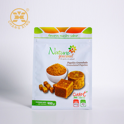 Snack Frutas secas Saco de embalagem de plástico Saco de comida de pé 900g Com fechadura de fecho