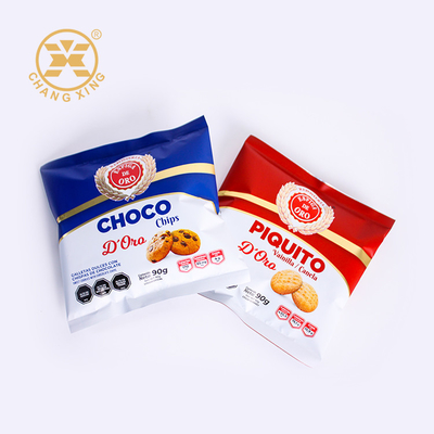 Embalagens de lanches personalizadas Impressas Sacos à prova de umidade Para biscoitos de chocolate