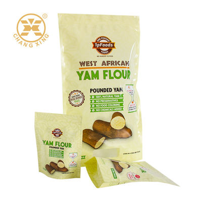 250g Sacos de embalagem de vegetais de ziplock refeitáveis Sacos de embalagem de papelão de pimenta