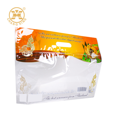 Impressão em gravura OEM ODM Sacos de embalagem de alimentos transparentes Bopp Sacos de plástico com alça