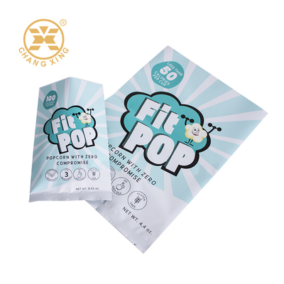 Sacos almofada personalizados para pipoca e snacks alimentícios, seláveis a quente, de plástico de alta qualidade para embalagem de alimentos, impressos em Changxing