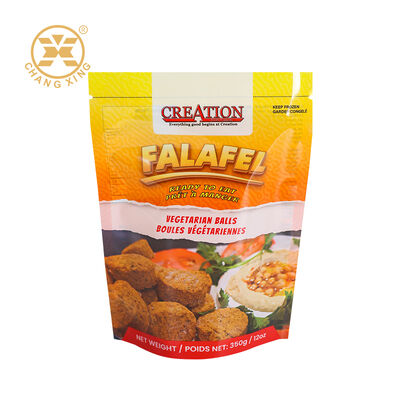 Saco de Embalagem de Alimentos Impresso Personalizado de Grau Alimentar Laminado Saco de Posição para Alimentos Fritos