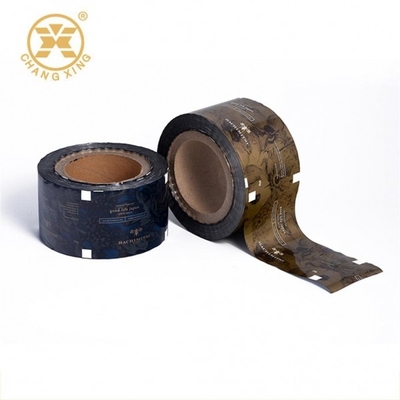 Aqueça o rolo de embalagem da laminação do GV do saco do chocolate Sealable do produto comestível para a embalagem