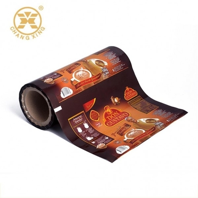 O empacotamento do café da soldadura térmica do ANIMAL DE ESTIMAÇÃO do PE ensaca o rolo de filme do empacotamento plástico de produto comestível